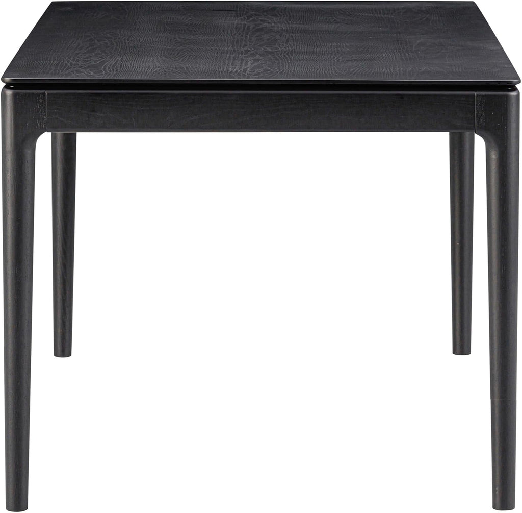Mingle 55 Inch Modern Rectangular Dinner Table Burnt Black