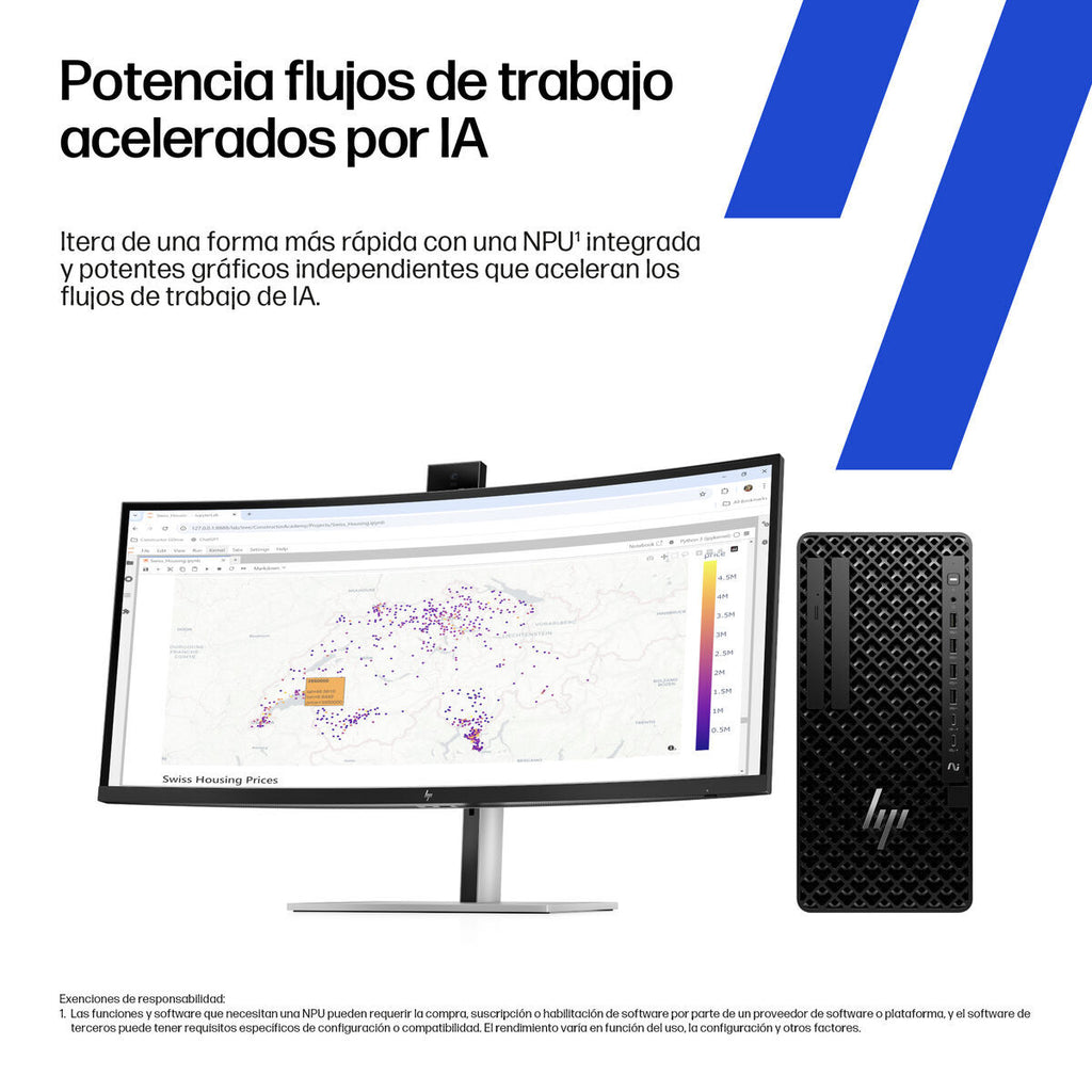 Desktop PC HP CM3T3ET#ABE 32 GB RAM Ultra 7-265 geforce rtx 5060