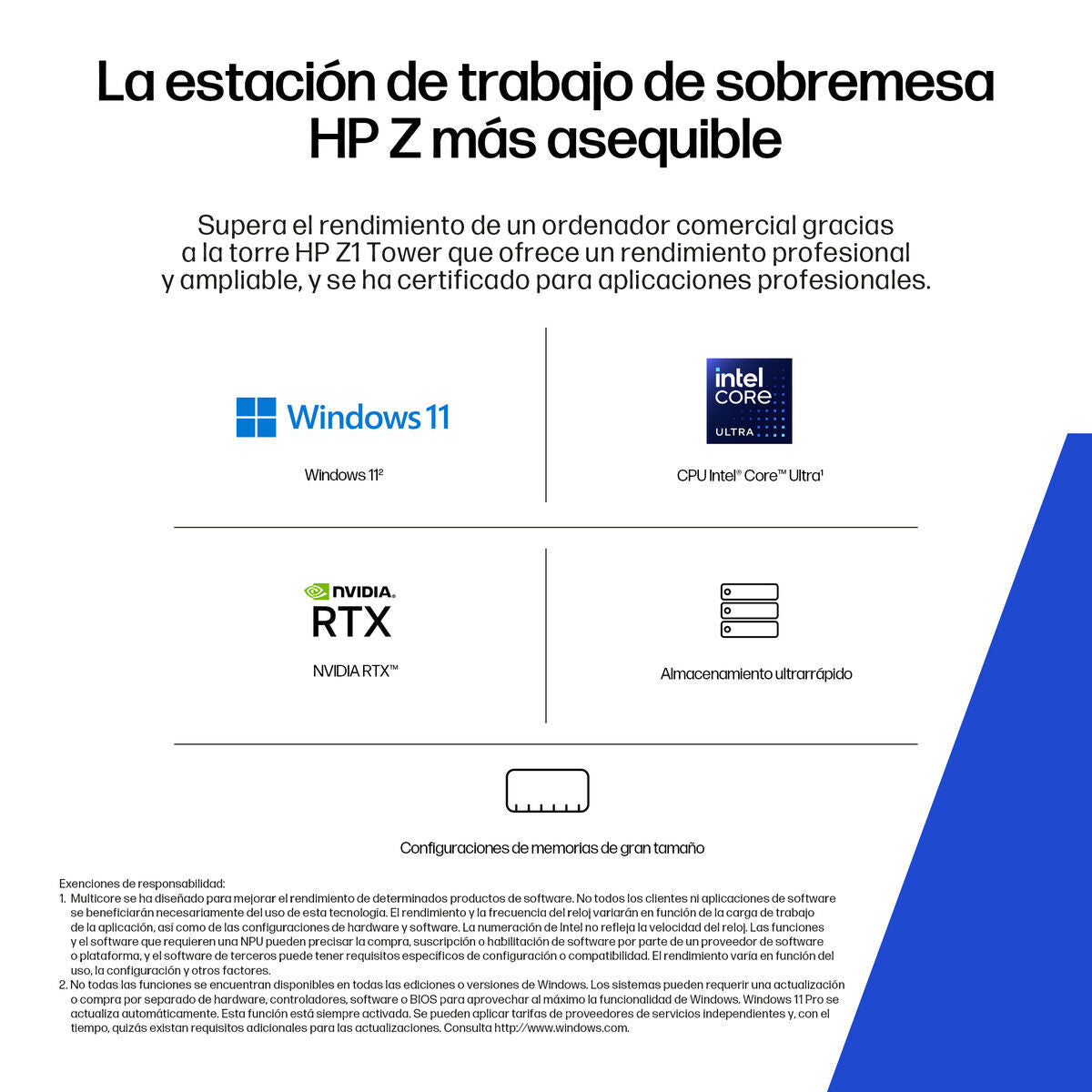 Desktop PC HP CM3T3ET#ABE 32 GB RAM Ultra 7-265 geforce rtx 5060