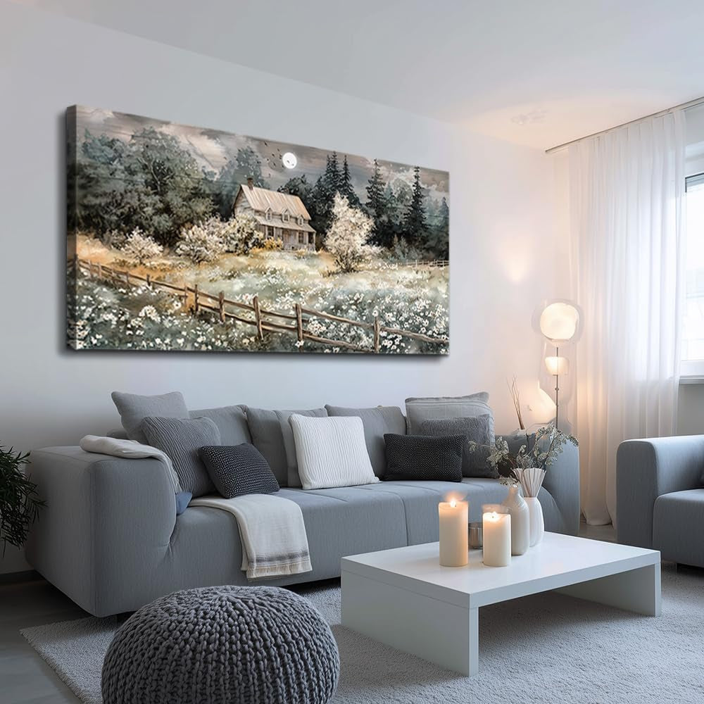 Impressive Landscape Gallery Canvas Wall Art 30x60