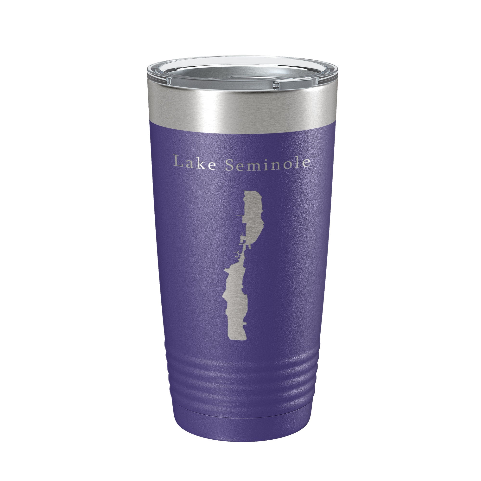 Lake Seminole Largo Map Tumbler Travel Mug Insulated Laser Engraved Coffee Cup Florida 20 oz