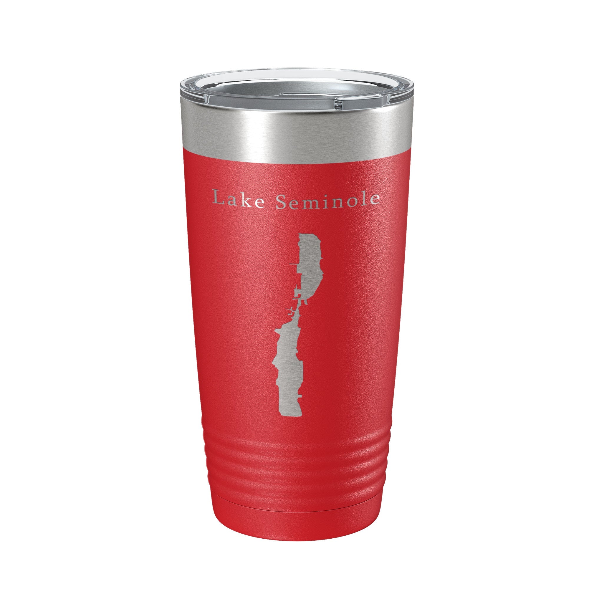 Lake Seminole Largo Map Tumbler Travel Mug Insulated Laser Engraved Coffee Cup Florida 20 oz