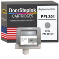 DoorStepInk Brand for Canon PFI-301 330mL Gray PFI-301GY Remanufactured in the USA Ink Cartridge