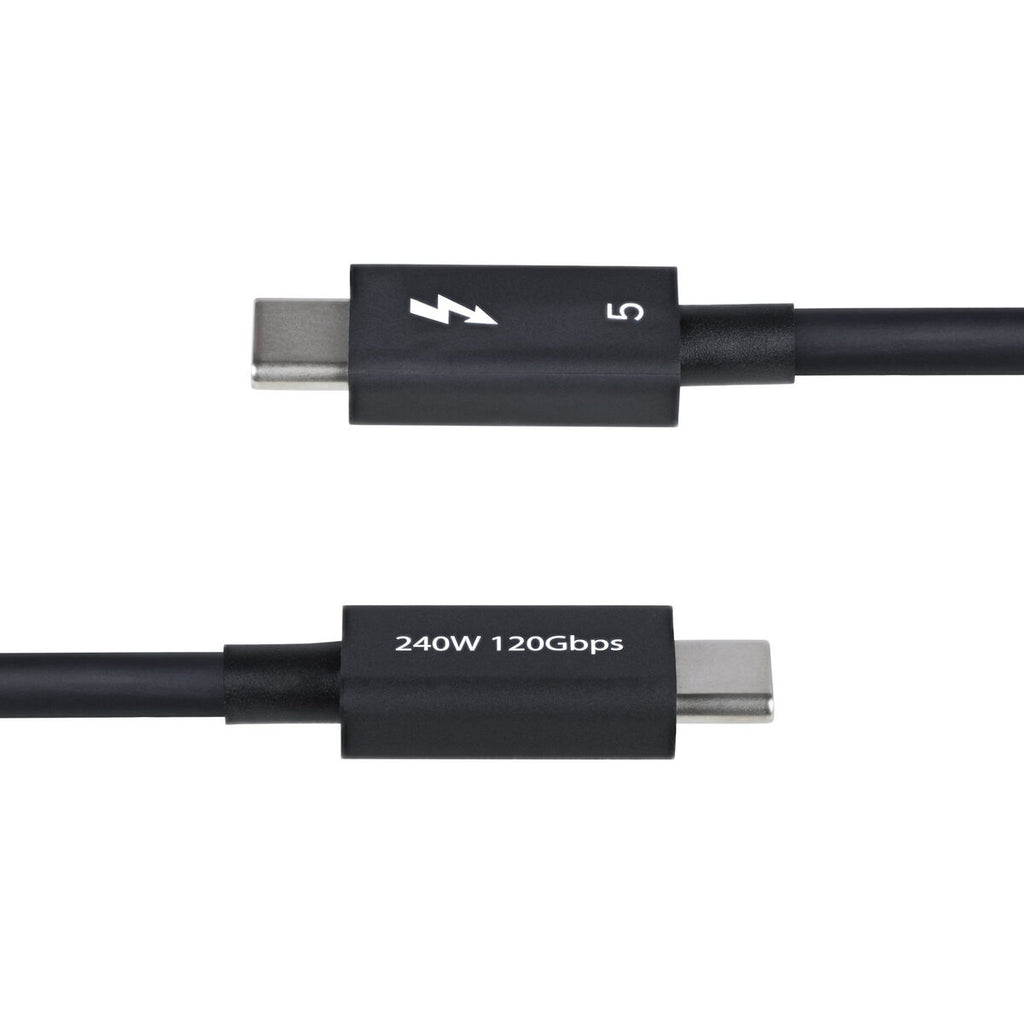 Power Cord Startech TBLT5MM50CM240W Black 50 cm