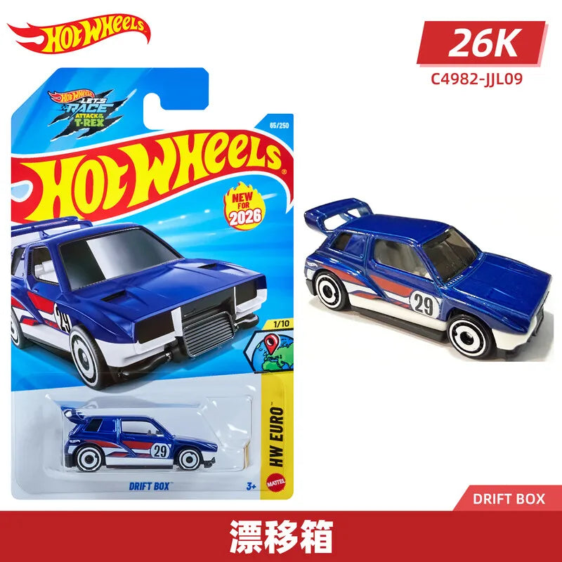 Hot Wheels C4982 2026K Batch 1:64 Diecast Car Ferrari BMW GTR Supra F1 Racing Mini Alloy Model Toy Collectible Gift For Kids