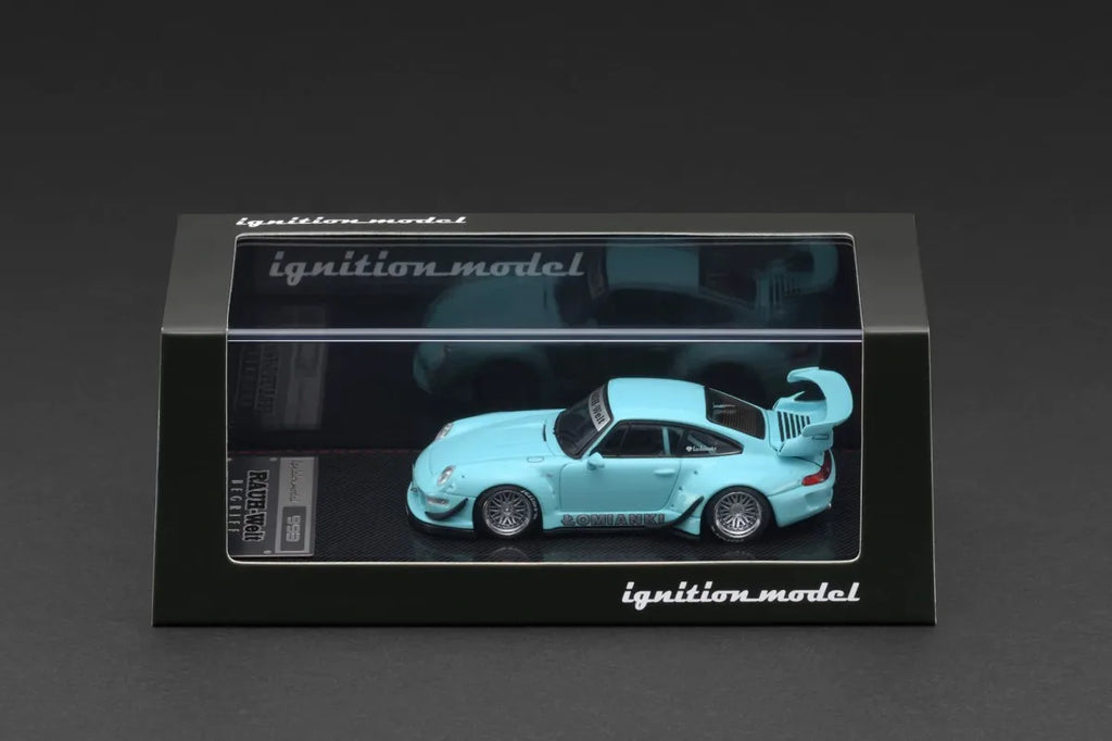 Ignition Model 1:64 Porsche 911 RWB 993 "Blue Green" Diecast Model Car #IG3872 In Stock Ready To Ship