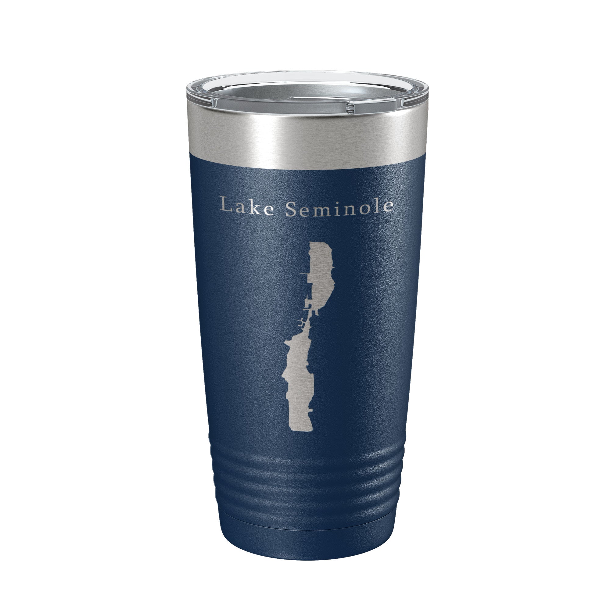 Lake Seminole Largo Map Tumbler Travel Mug Insulated Laser Engraved Coffee Cup Florida 20 oz