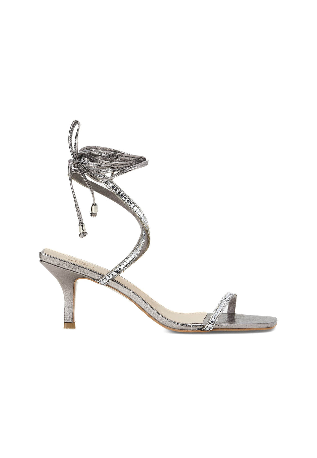 GoldenLeather 8 cm Heeled Sandals – Handcrafted Open-Toe Design