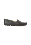 Beige Calf Leather Penny Loafers – Women’s Classic Driving Shoes