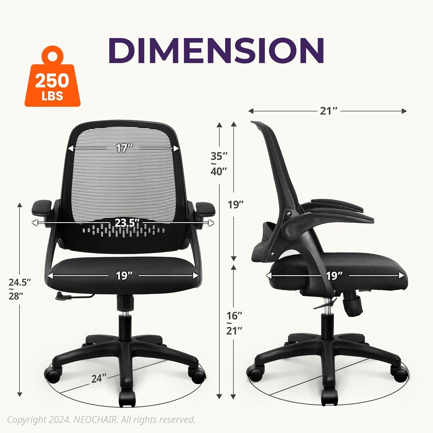 Ergonomic Gaming Chair With Lumbar Support Black Adjustable