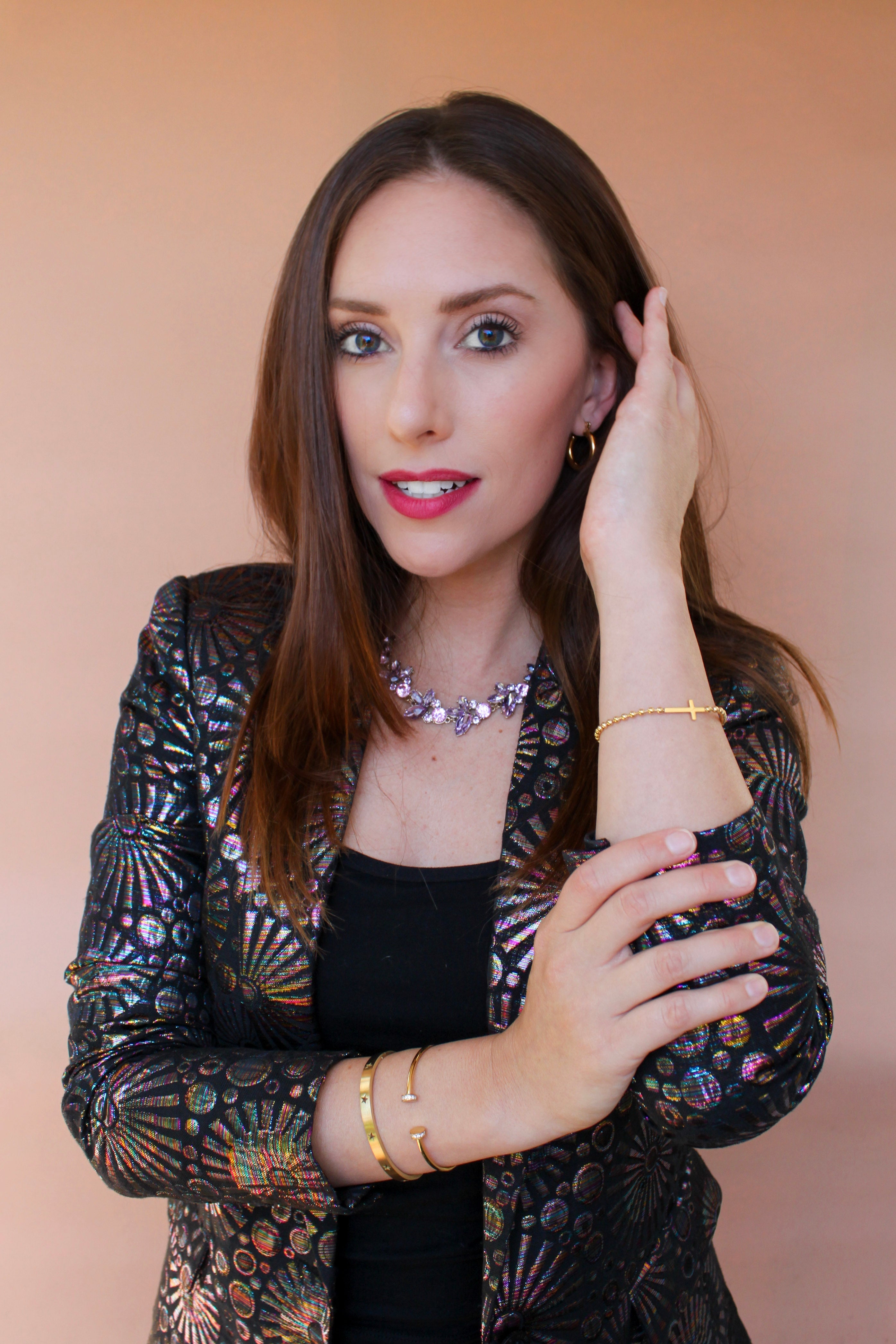 Cross Charm Bracelet | More Colors Available