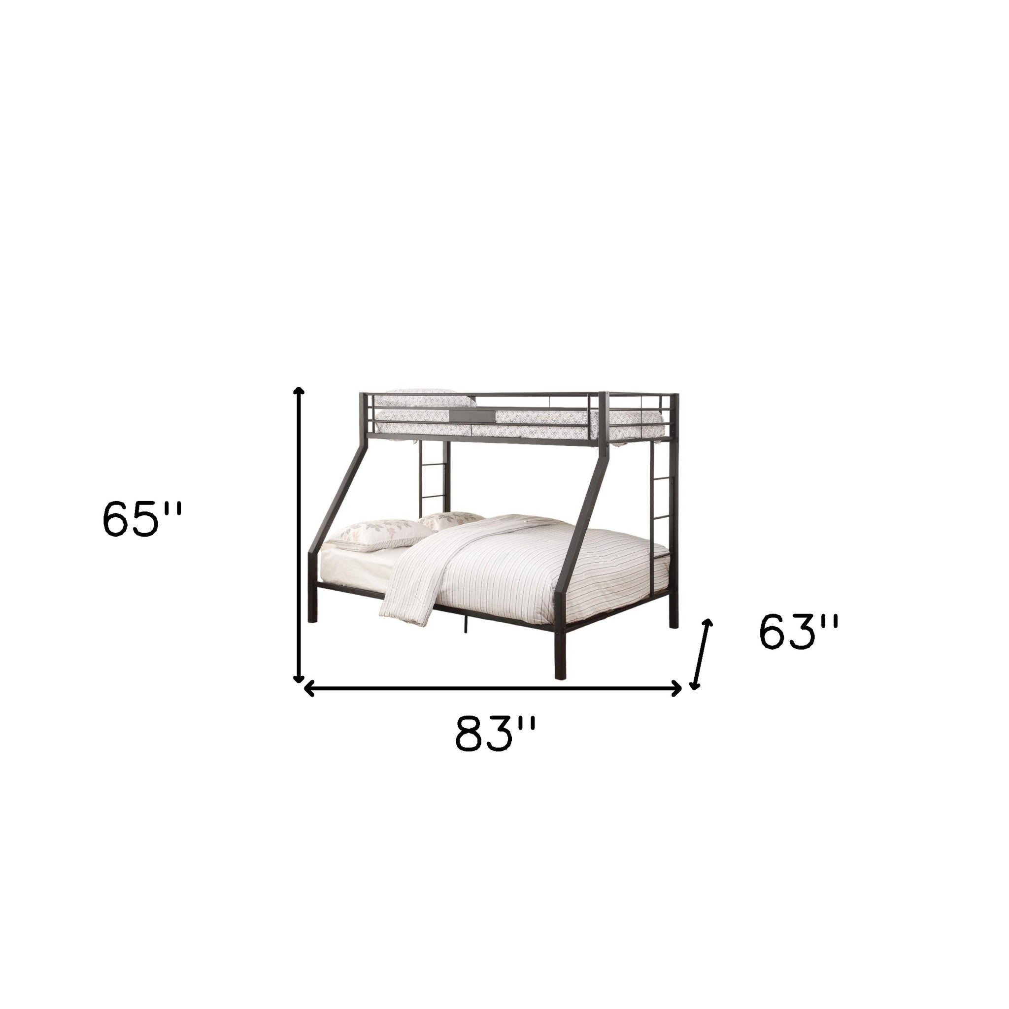 Twin Over Queen Bunk Bed