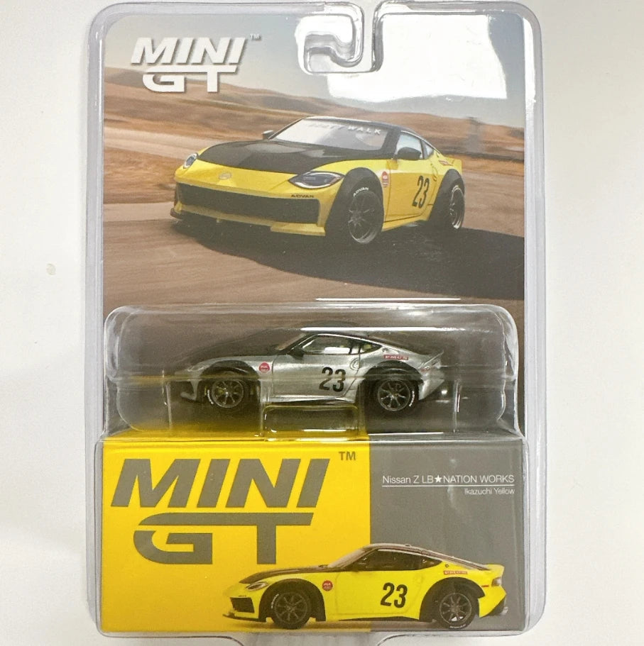 NEW **CHASE** MINIGT 1:64 GTR R35 SILVIA S15 RX7 FD3S LBWK KUMA Skyline Kenmeri KPGC110 Diecast Car Model Toys