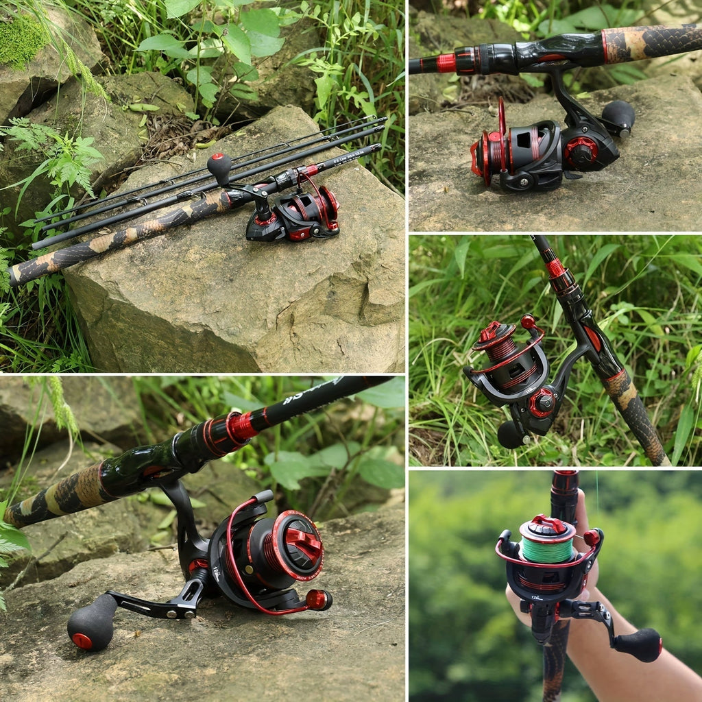 Fishing Rod Reel Combo Carbon Fiber