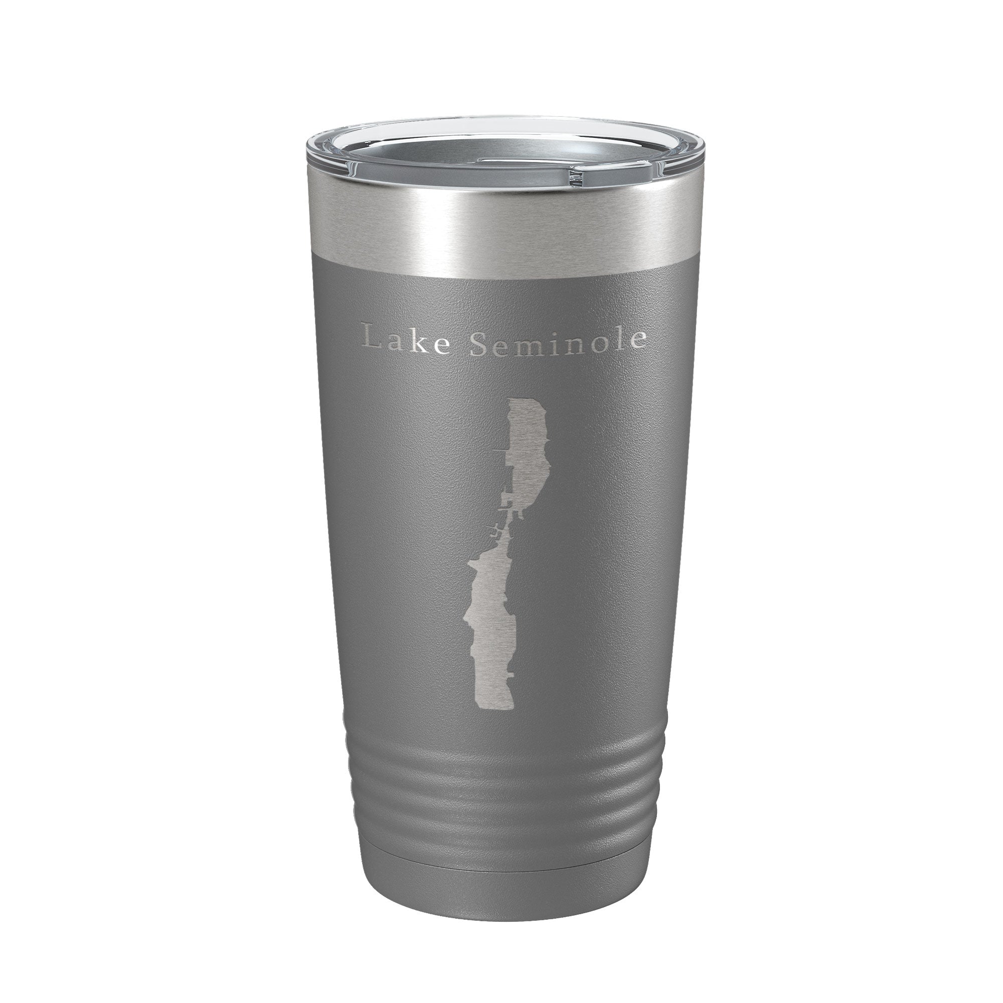 Lake Seminole Largo Map Tumbler Travel Mug Insulated Laser Engraved Coffee Cup Florida 20 oz