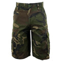 Mens Ripstop Camouflage Cargo Shorts