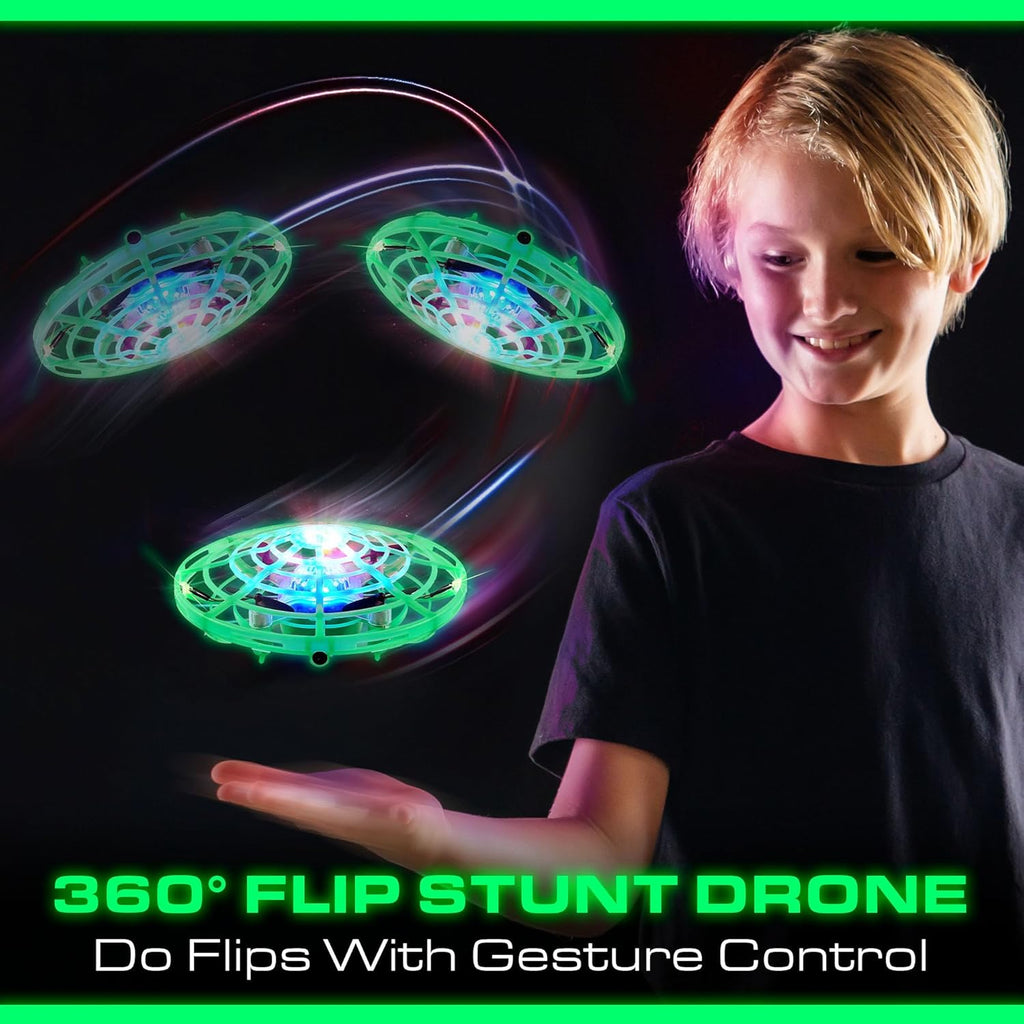 Force1 Scoot Glow Hand Operated Drone for Kids or Adults