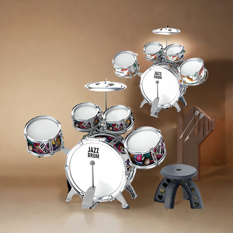 NNETM Jazz Drum Set Musical Toy