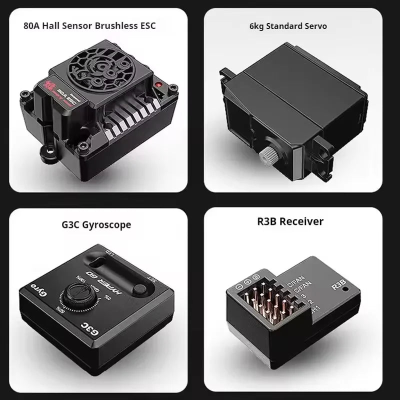 MJX Hyper Go 10303 10304 1:10 Brushless RC Car 4WD 70KM/H High Speed Racing Vehicle 2.4G Remote Control Off-Road Rally Car