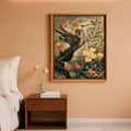 Framed Hummingbird Wall Art Decorative 16x24 Inches