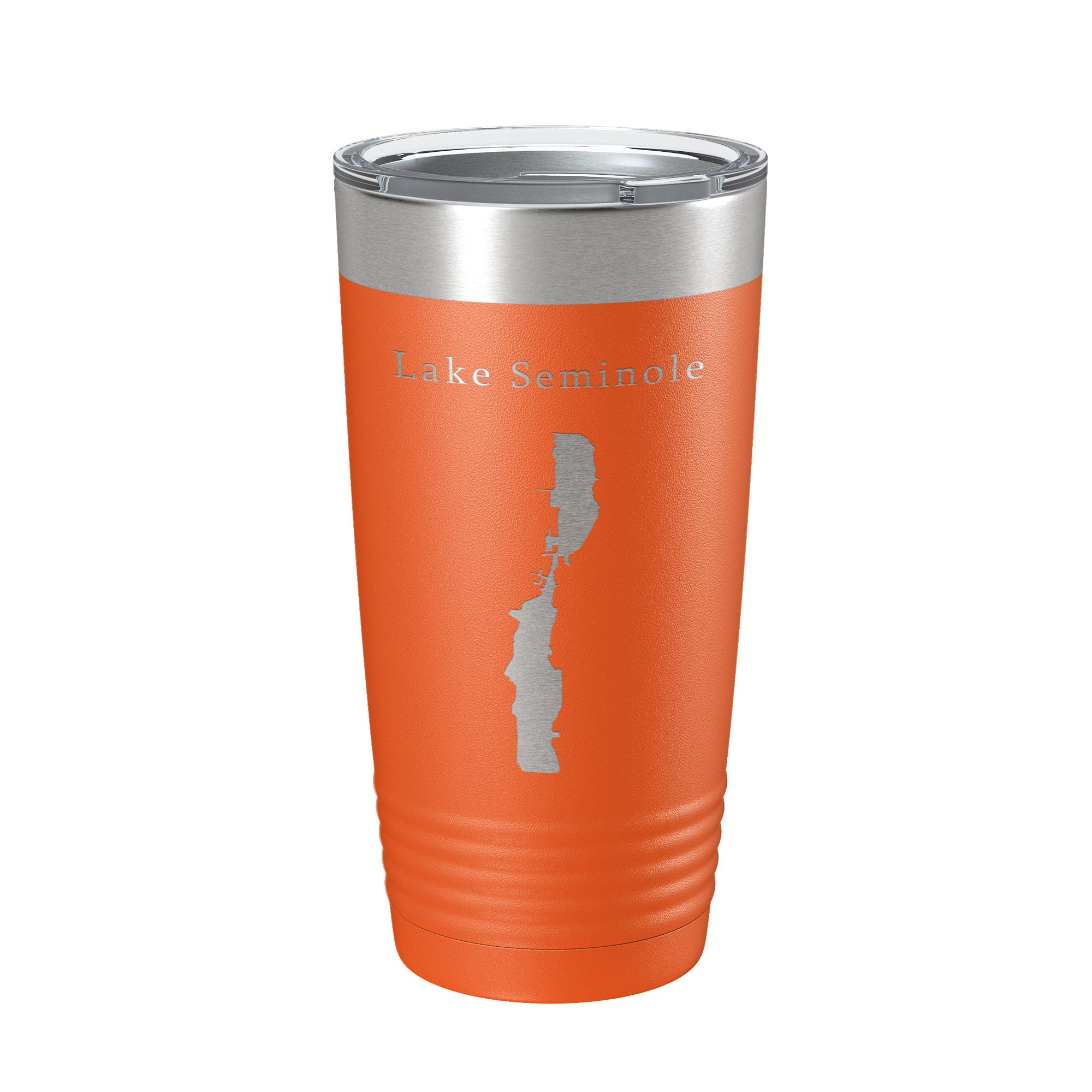 Lake Seminole Largo Map Tumbler Travel Mug Insulated Laser Engraved Coffee Cup Florida 20 oz