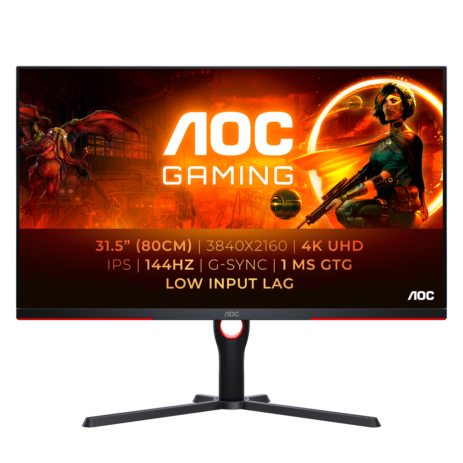AOC 31.5" U32G3X/BK Gaming Monitor (U32G3X/BK)