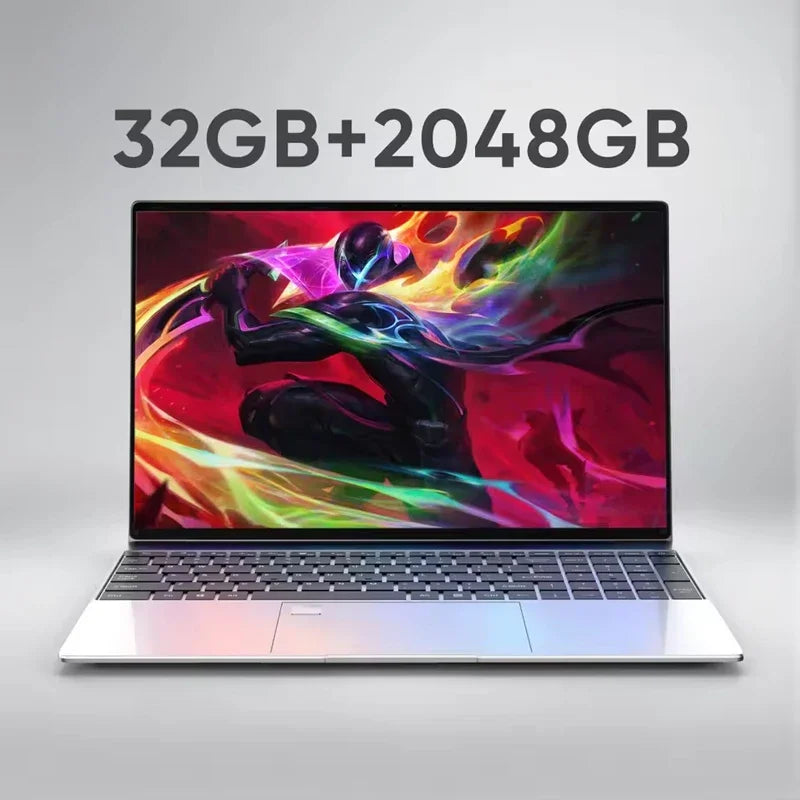 2026 Opulent 15.6 " Laptop Intel Core I9-9880H 32GB RAM 2TB SSD Rarefied Elegant Gaming Laptop 1920*1080 Windows 11 Prismatic