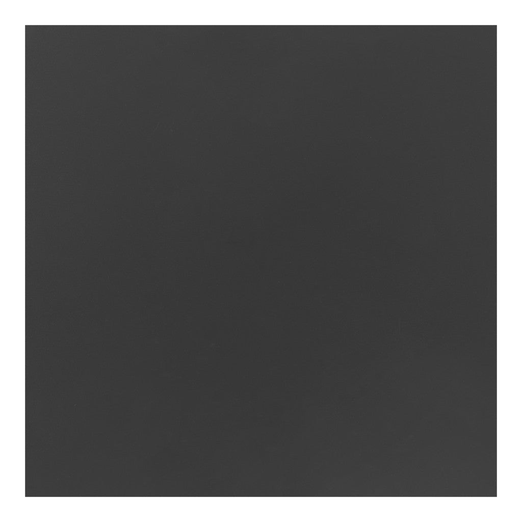 17" Charcoal Aluminum Square End Table With Shelf