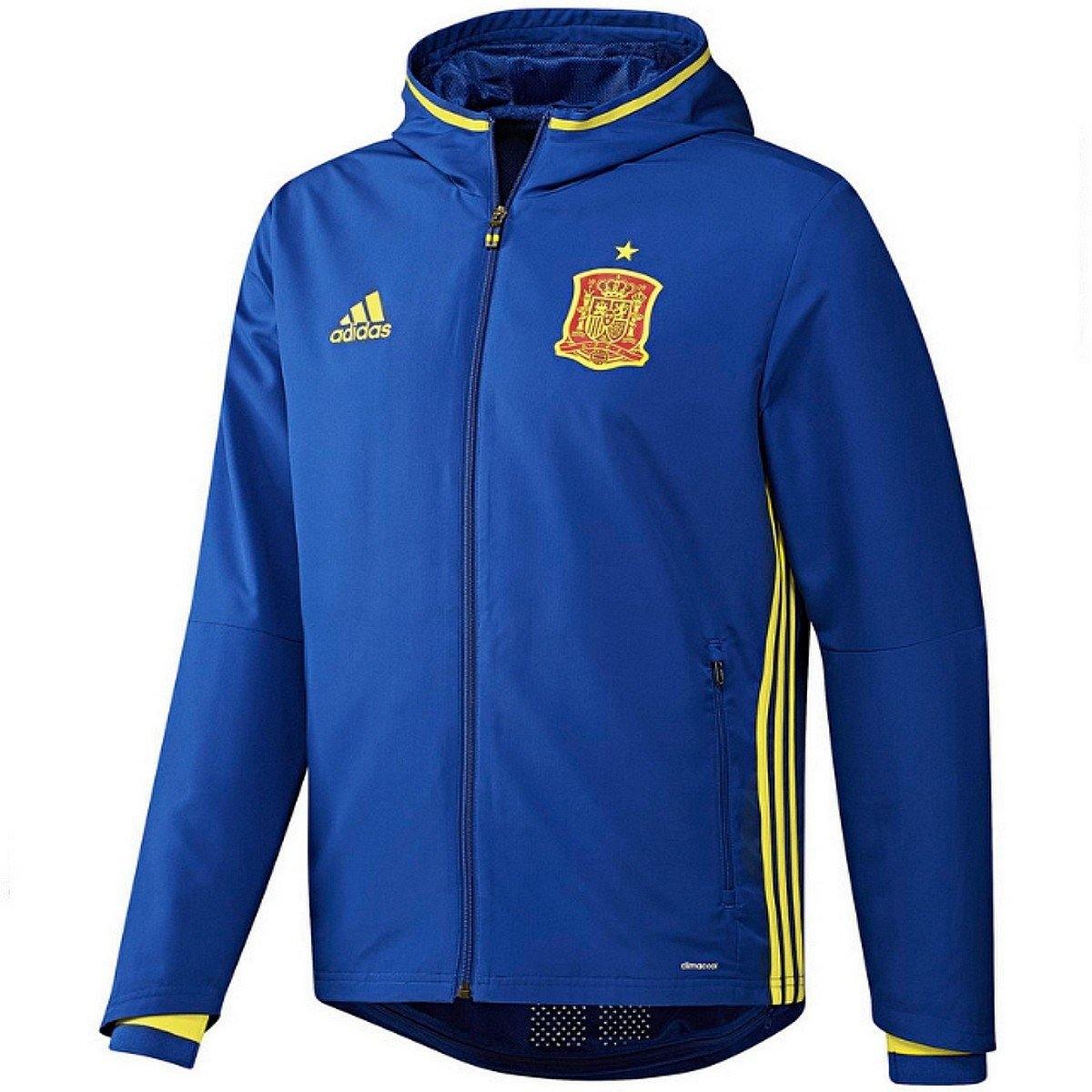 Spain Presentation Soccer Tracksuit Euro 2016 Blue - Adidas