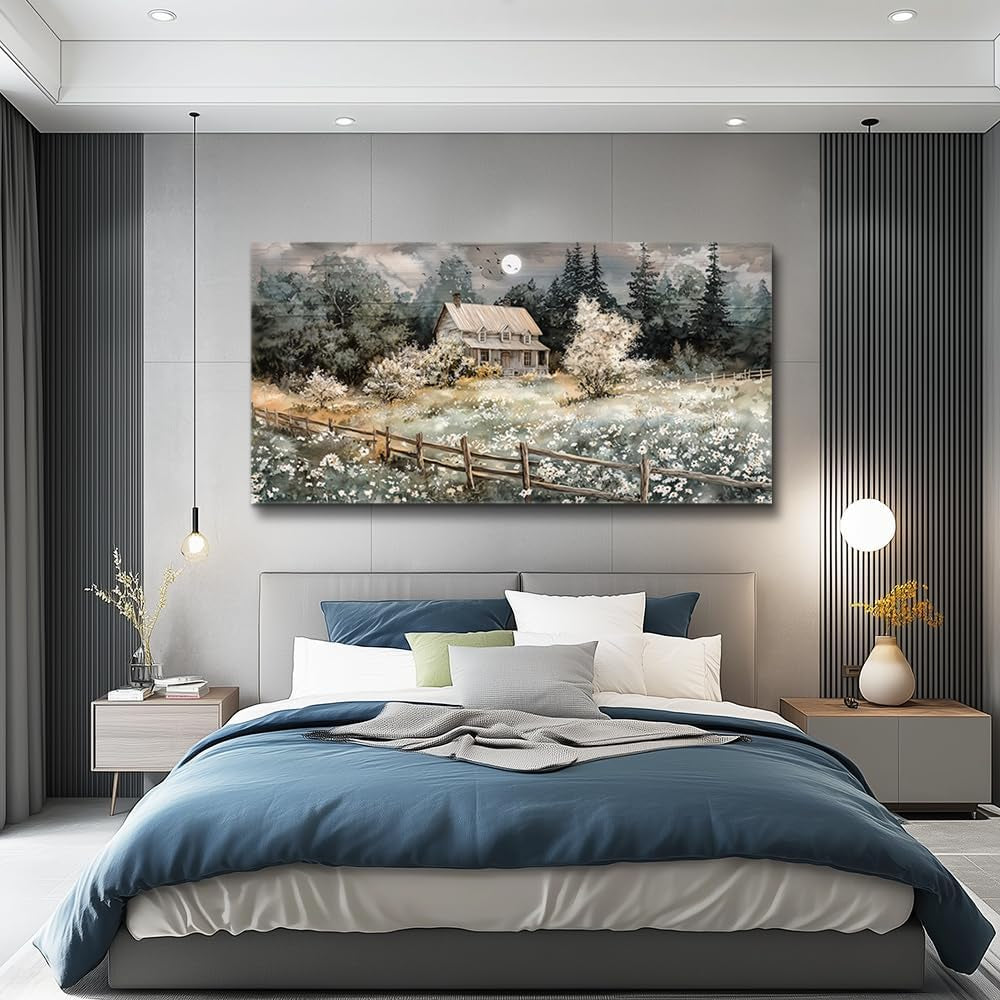 Impressive Landscape Gallery Canvas Wall Art 30x60