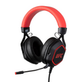 Konix UFC gaming headset fekete-piros (KX-UFC-PGHR-PC) (KX-UFC-PGHR-PC)