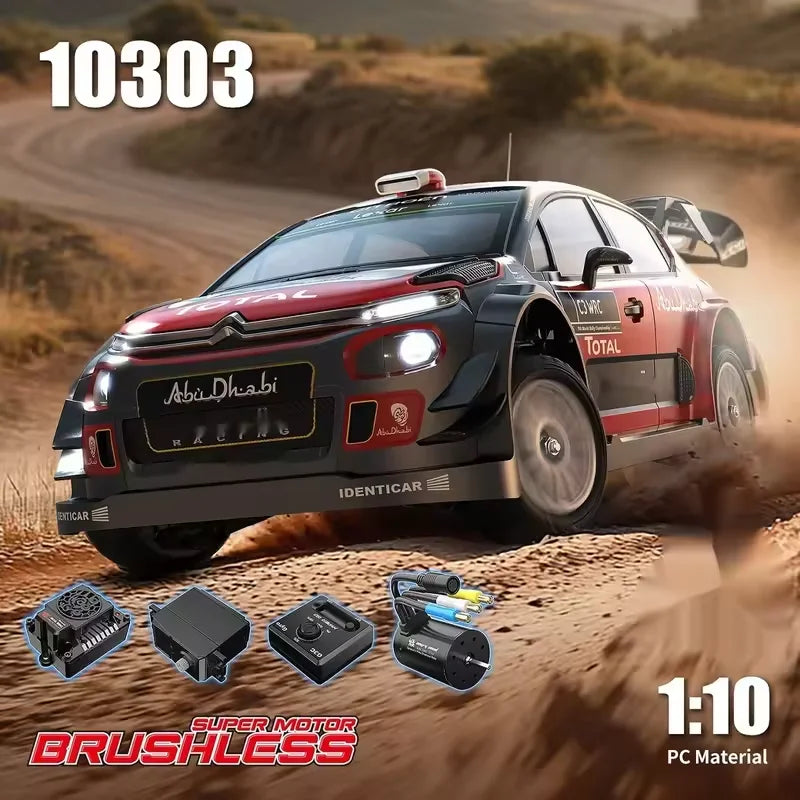 MJX Hyper Go 10303 10304 1:10 Brushless RC Car 4WD 70KM/H High Speed Racing Vehicle 2.4G Remote Control Off-Road Rally Car