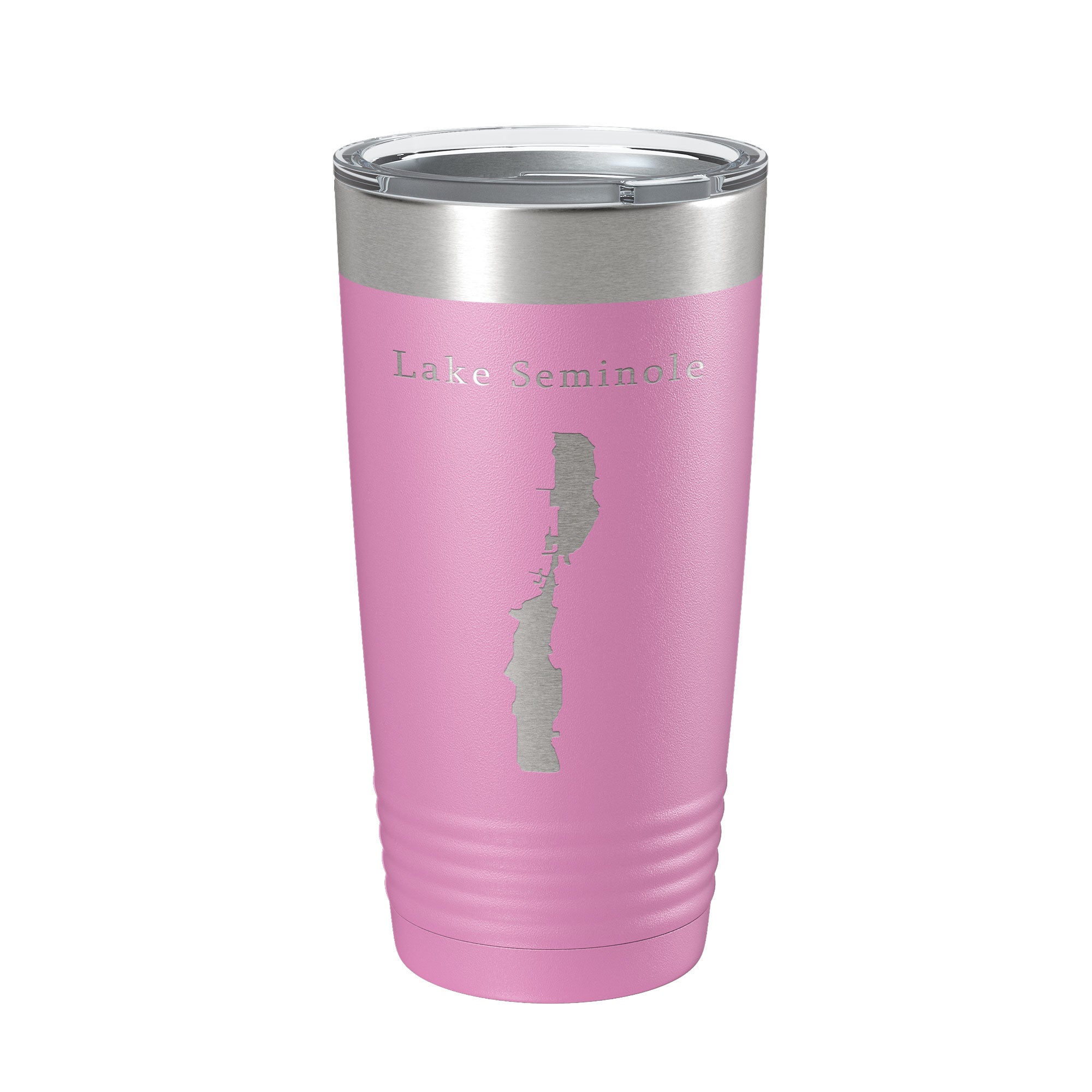 Lake Seminole Largo Map Tumbler Travel Mug Insulated Laser Engraved Coffee Cup Florida 20 oz