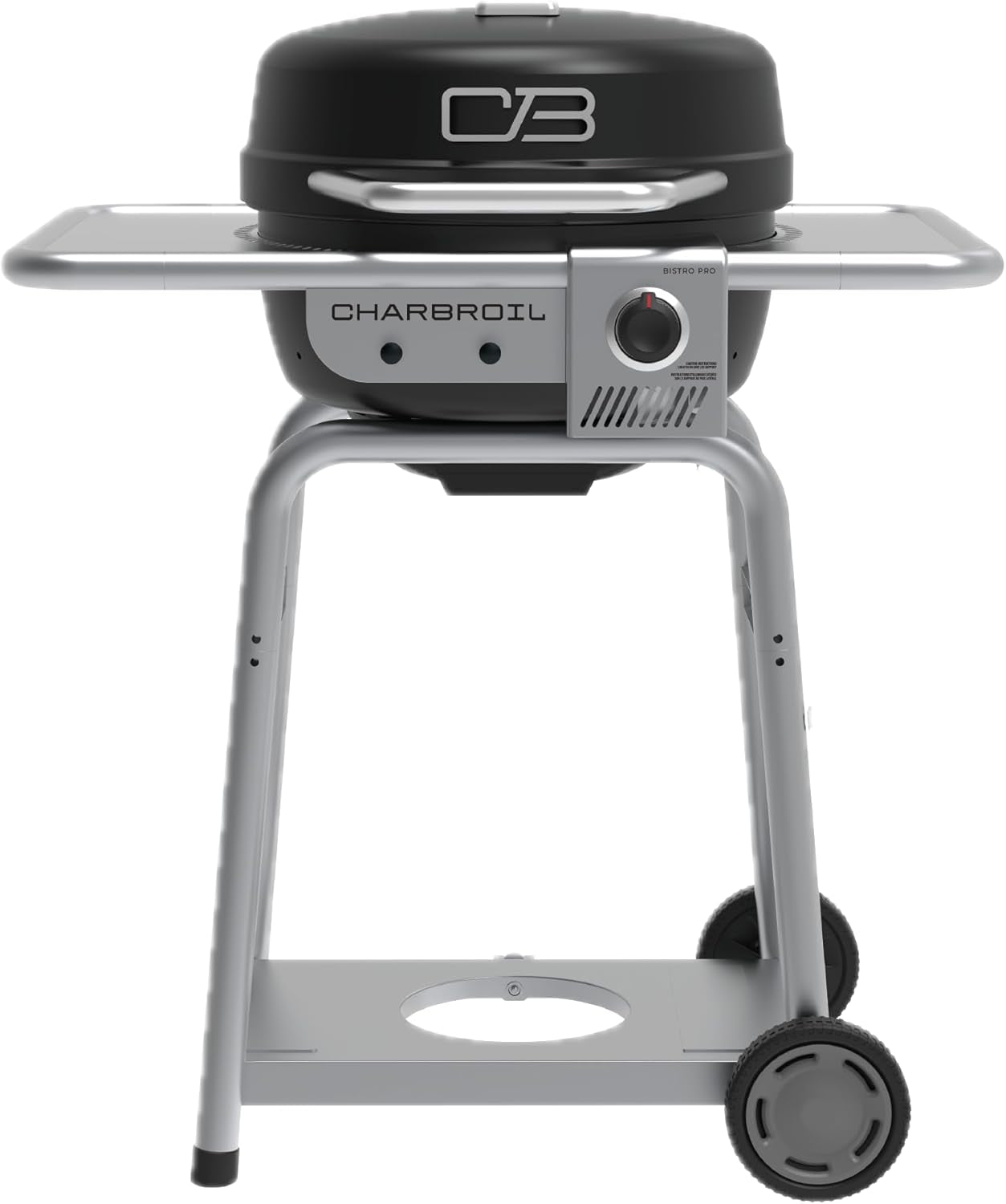 Black Portable Charcoal Gas Multifunction Outdoor Grill