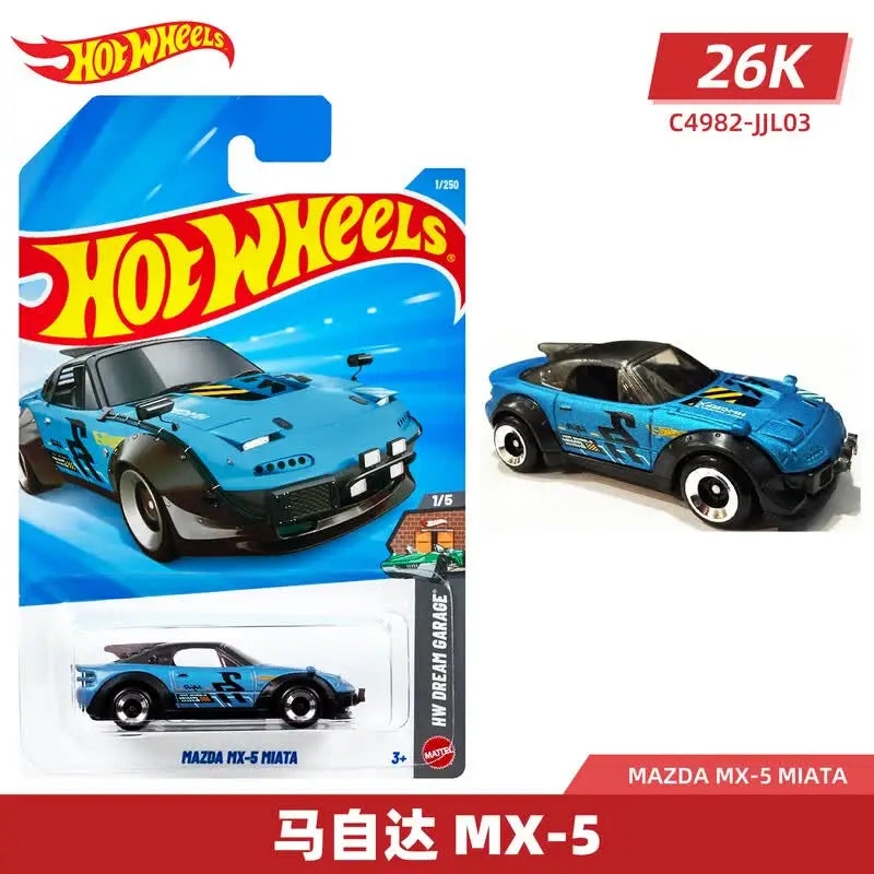 Hot Wheels C4982 2026K Batch 1:64 Diecast Car Ferrari BMW GTR Supra F1 Racing Mini Alloy Model Toy Collectible Gift For Kids