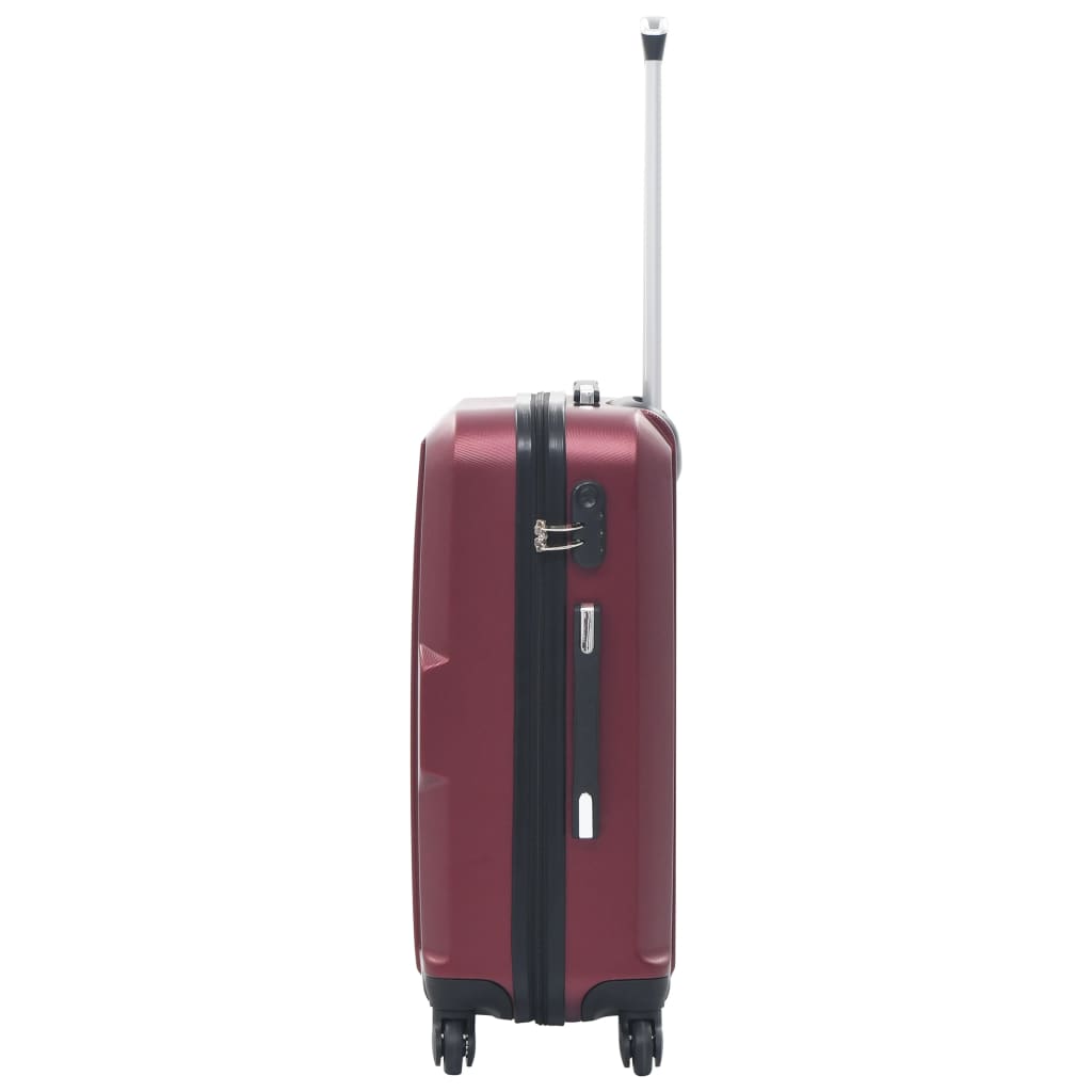 vidaXL Suitcase Set 3 Pcs Travel Luggage Suitcase Bag Hardcase Trolley Set ABS