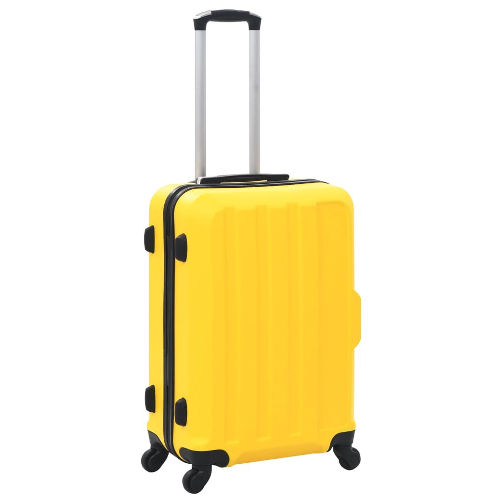 vidaXL Suitcase Set 3 Pcs Travel Luggage Suitcase Bag Hardcase Trolley Set ABS