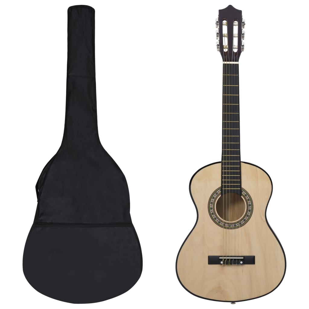 NNEVL 8 Piece Classical Guitar Children Beginner Set 1/2 34"