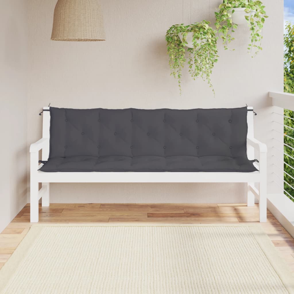vidaXL Bench Cushion Water Repellent Outdoor Seat Cushion Pad Oxford Fabric