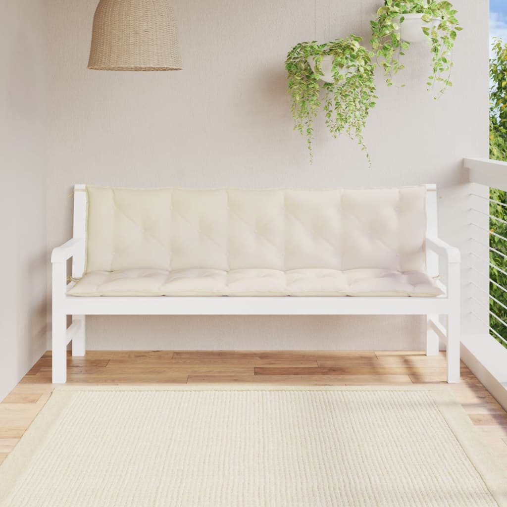 vidaXL Bench Cushion Water Repellent Outdoor Seat Cushion Pad Oxford Fabric