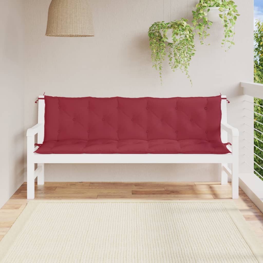 vidaXL Bench Cushion Water Repellent Outdoor Seat Cushion Pad Oxford Fabric