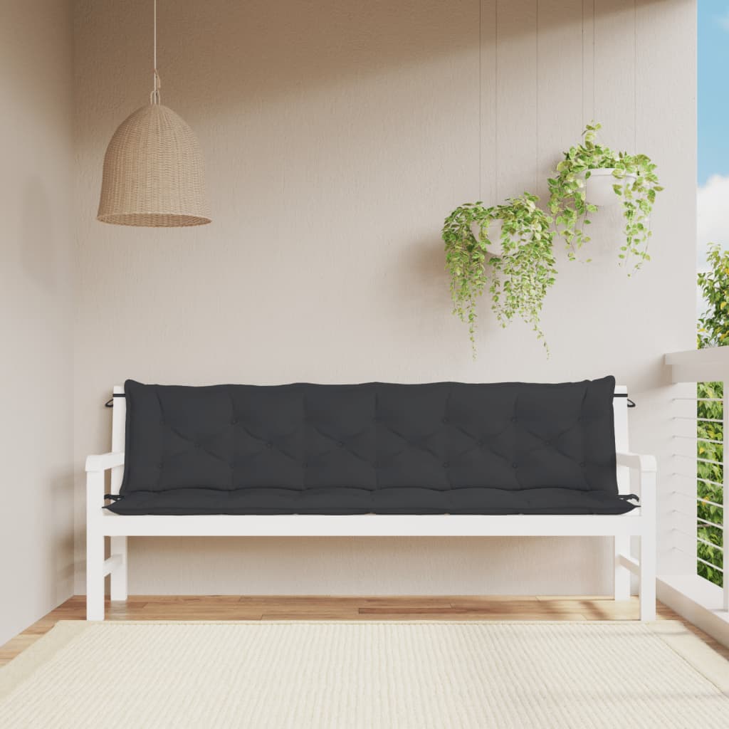 vidaXL Bench Cushion Water Repellent Outdoor Seat Cushion Pad Oxford Fabric