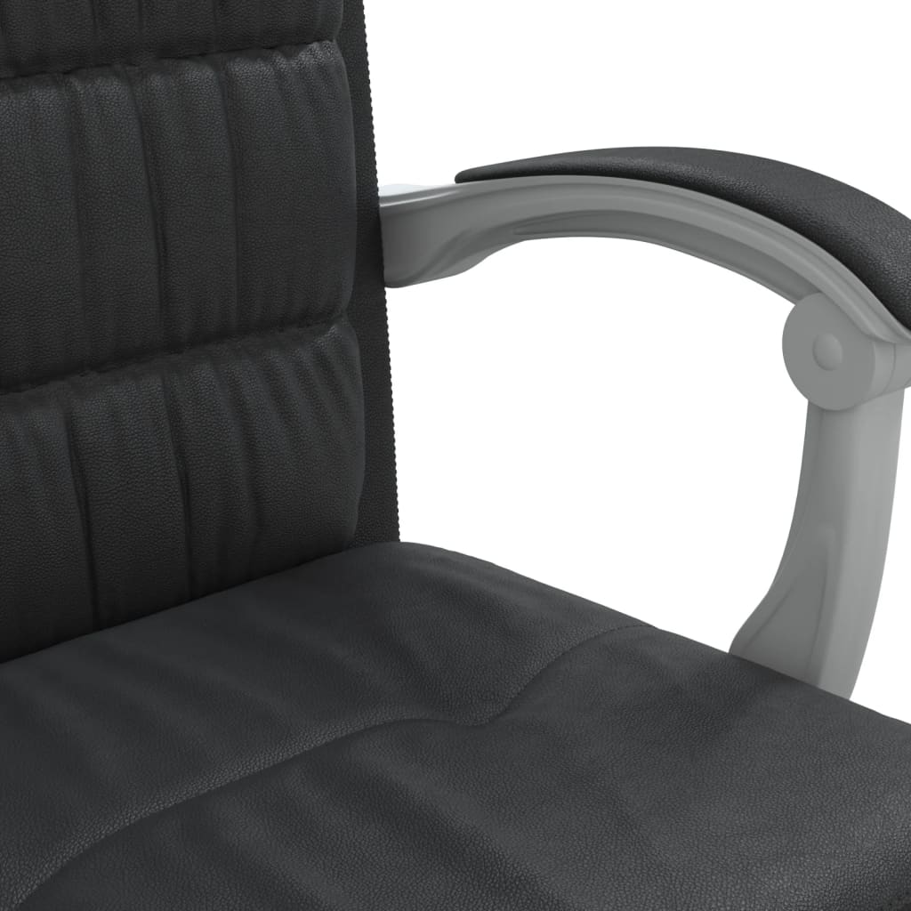 vidaXL Ergonomic Office Chair Reclining Office Executive Chair Faux Leather