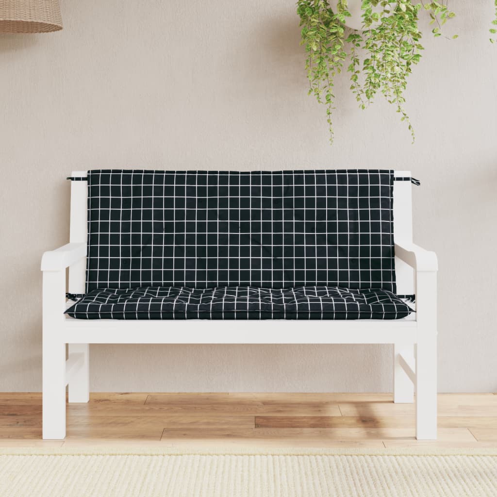 vidaXL Bench Cushion Water Repellent Outdoor Seat Cushion Pad Oxford Fabric