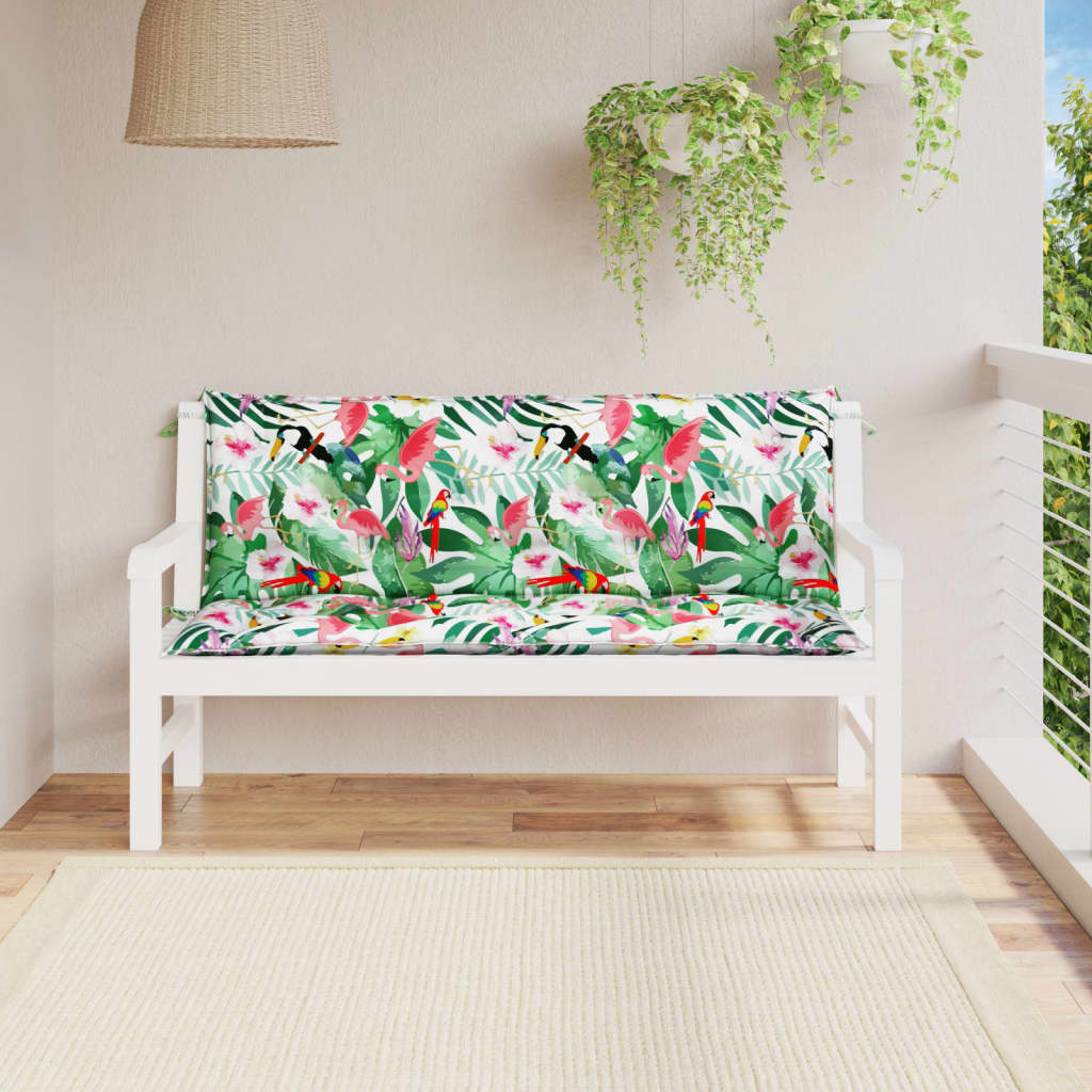 vidaXL Bench Cushion Water Repellent Outdoor Seat Cushion Pad Oxford Fabric