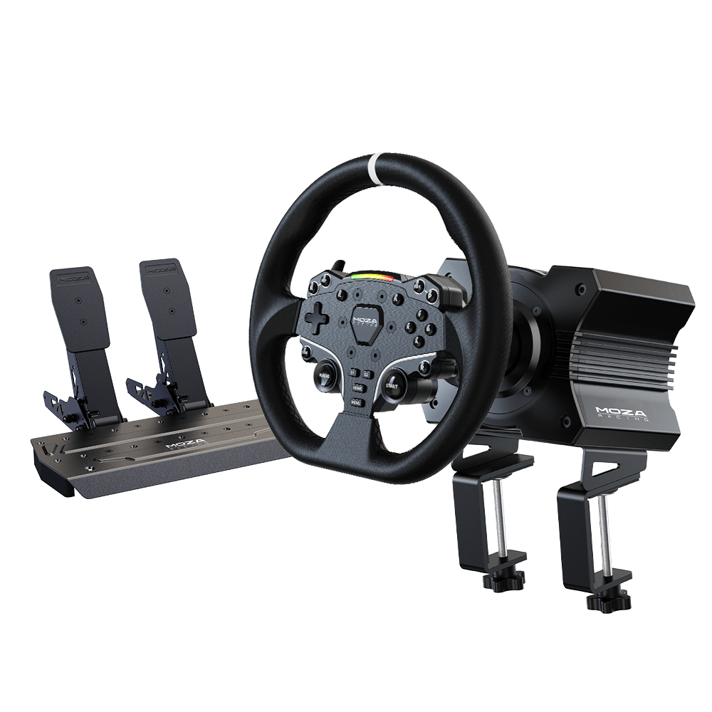 Moza Racing RS20 periferice pentru gaming Negru Volan + Pedale PC-ul (RS20)