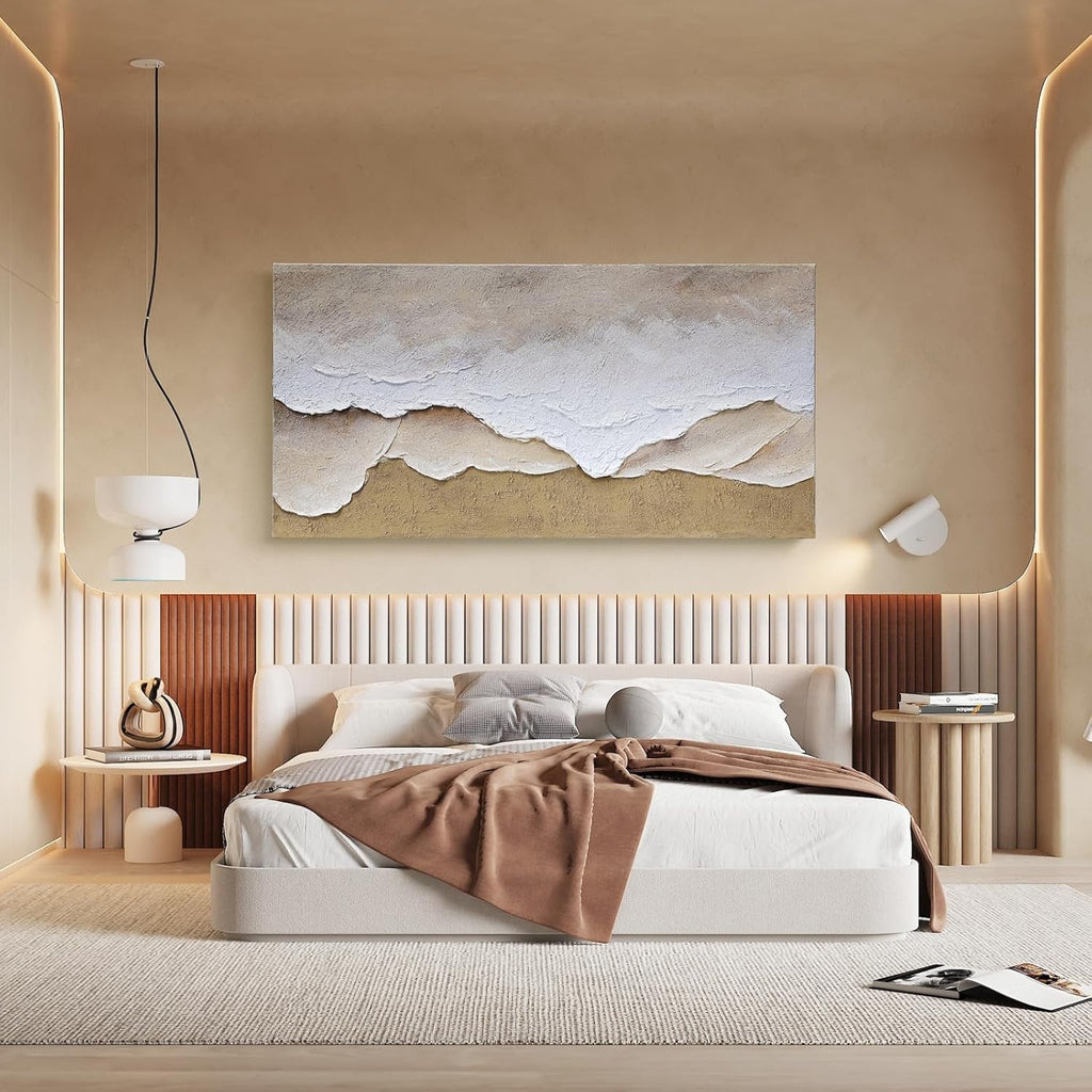 Extraordinary Premium Textured Seascape Wall Art 24x48