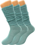 Women's Slouch Knee High Socks – 3 Pairs, Size 9-11 | Soft, Breathable & Versatile