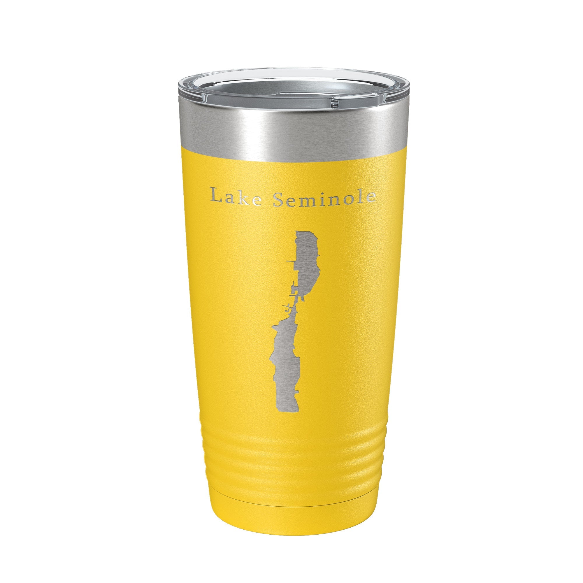Lake Seminole Largo Map Tumbler Travel Mug Insulated Laser Engraved Coffee Cup Florida 20 oz
