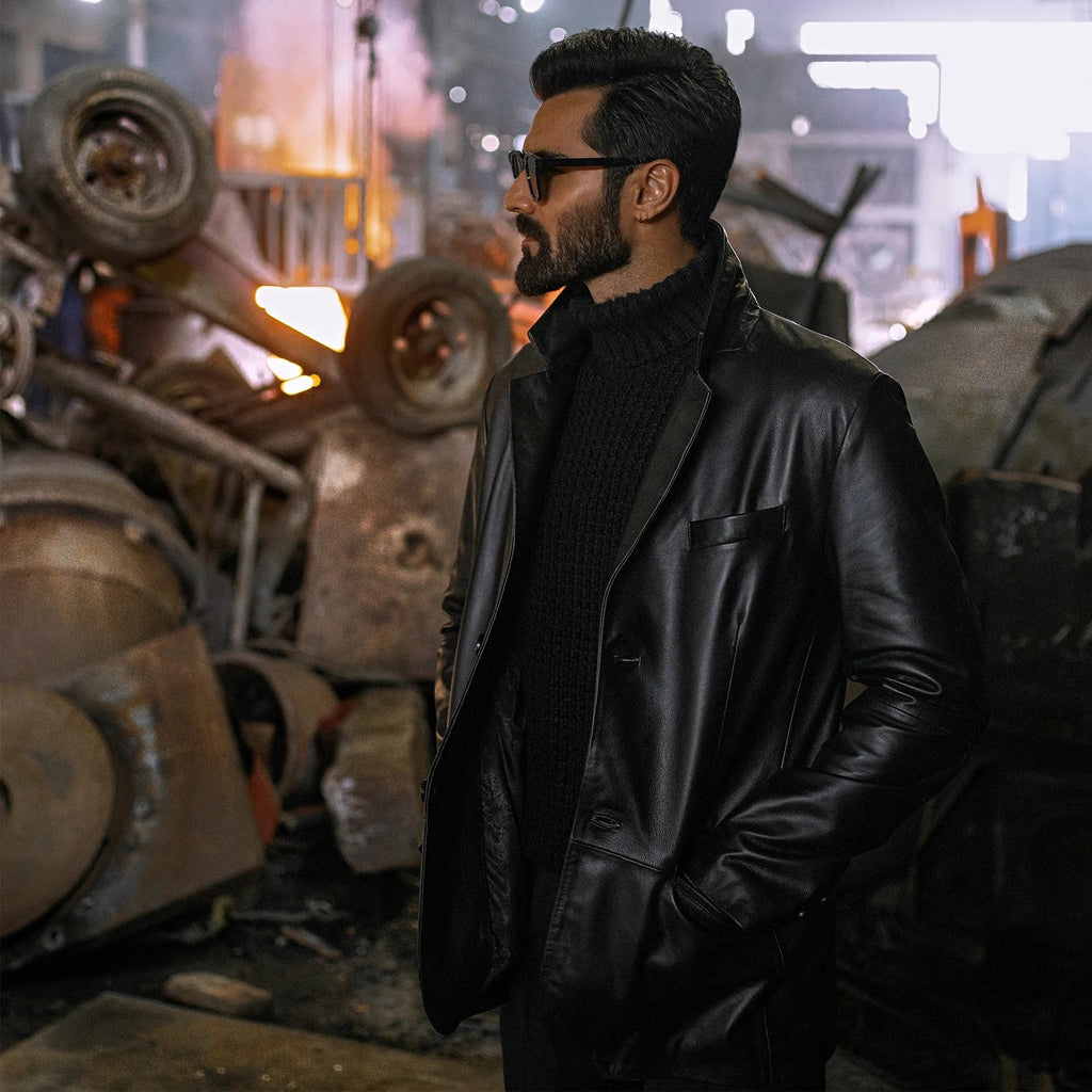 Traditional Leather Coat